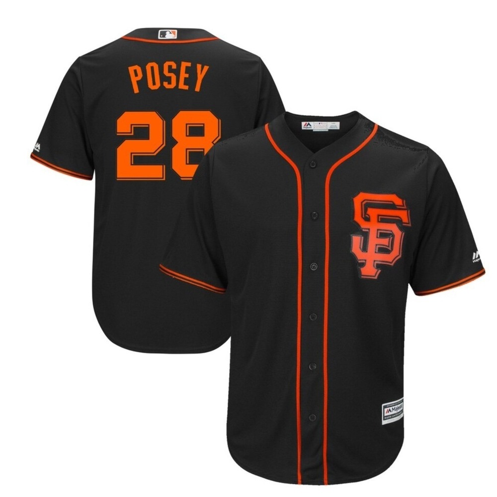 ⚾️SF Giants Buster Posey Black Baseball Jersey M gorpcore baseball Fangear MLB
